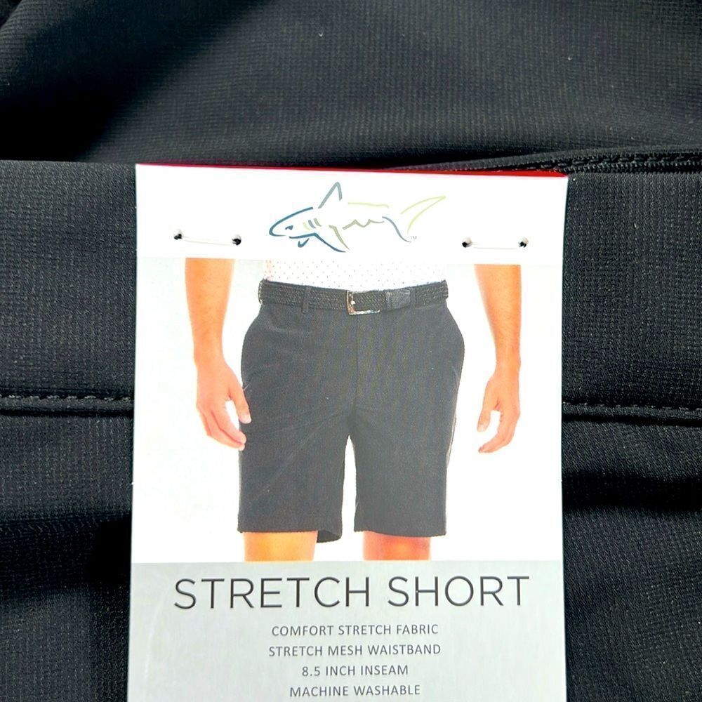 Greg Norman Golf Stretch Shorts Size 30 Black